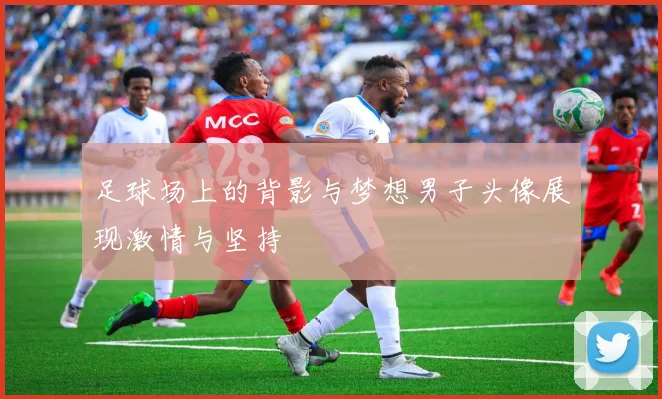 足球场上的背影与梦想男子头像展现激情与坚持
